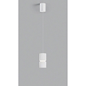 Luminaire  suspension ROK  1 flamme, rglable, direct / indirect, focalisable IP20, blanc mat gradable