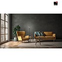 Helestra Lampadaire ELARA avec interrupteur LED IP20, or, noir gradable