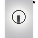 Helestra Lampada da parete ELARA LED IP20, nero opaco dimmerabile