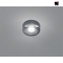 LED Außendeckenleuchte POSH, IP65, 6W 3000K 320lm, Glaslinse klar / Aluminium-Druckguss