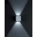 SIRI 44 Wall luminaire IP54 silvergrey