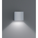 Helestra SIRI 44 Wall luminaire IP54 silvergrey