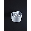 Helestra SIRI 44-R Wall luminaire IP54 silvergrey
