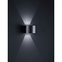 SIRI 44-R Wall luminaire IP54 black matt