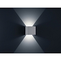 SIRI 44-L Wall luminaire IP54 silvergrey