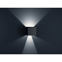 SIRI 44-L Wall luminaire IP54 black matt