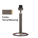 Lampada da tavolo MIU, Ottone, terra