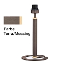 Lampada da tavolo MIU E27 IP20, Ottone, terra dimmerabile