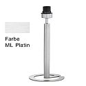 Lampada da tavolo MIU E27 IP20, Platino dimmerabile