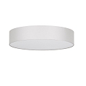 LED ceiling luminaire HAVANNA,  60cm, cream white, mother-of-pearl effect, washable (offwhite), dimmable, 30W 2700K 3350lm