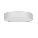 LED ceiling luminaire HAVANNA,  60cm, cream white, mother-of-pearl effect, washable (offwhite), dimmable, 30W 4000K 3600lm
