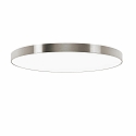 LED ceiling luminaire AURELIA X,  78cm, 48W 4000K 5500lm, dimmable, brushed silver / white