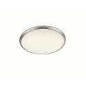 LED Wandleuchte / Deckenleuchte ORBIS,  30cm, 20W 2700K 2500lm, dimmbar, satiniert, nickel matt