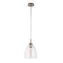 pendant luminaire CLEAR E27 , platinum