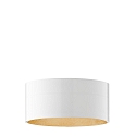 1-phase pendant luminaire CARACAS for Multicor-System 20, incl. GU10 8W 3000K, ML Platinum / white / gold leaf
