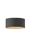 1-phase pendant luminaire CARACAS for Multicor-System 20, incl. GU10 8W 3000K, ML Platinum / black / gold leaf