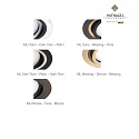 Hufnagel Recessed ceiling luminaire ILSOLE X, incl. LED GX53 3000K 500lm, rotatable & swiveling, DA Ø 15cm, ML Dark Titan / Platinum