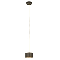 pendant luminaire TIZIAN GX53, brass, terra