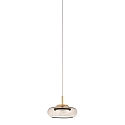 1-phase pendant luminaire HUBLOT GX GX53, brass dimmable