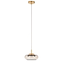 pendant luminaire HUBLOT GX GX53, brass dimmable