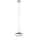 pendant luminaire HUBLOT GX GX53, brass dimmable