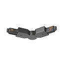 Accessory for 1-phase HV power track MULTICOLOR-SYSTEM 20 - flexible corner/angel connector 80-180, ML Dark Titan
