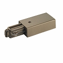 Accessory for 1-phase HV power track MULTICOLOR-SYSTEM 20 - power feed, ML Bronze