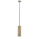 Hufnagel pendant luminaire MOREL PIPE 4 1 flame, cylindrical E27, bronze