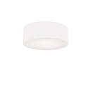 Ceiling luminaire MARA,  40cm, 3x E27, white fabric cover below / Chintz