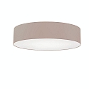 Ceiling luminaire MARA,  60cm, 3x E27, white fabric cover below / Chintz, melange