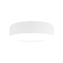 Ceiling luminaire MARA,  70cm, 6x E27, white fabric cover below / Chintz