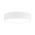 Ceiling luminaire MARA,  78cm, 6x E27, white fabric cover below / Chintz