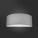 Luminaire mural ALEA semi-circulaire, dimmable G9 IP20, gris clair, blanche gradable