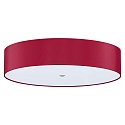 Luminaire de plafond ALEA 50 E27 IP20, nickel mat, rouge, blanche gradable