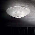 Wand-/Deckenleuchte SHELL PL4, 4-flammig, E27, transparent