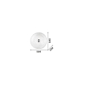 Wand-/Deckenleuchte SHELL PL6, 6-flammig, E27, transparent
