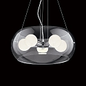 Ideal Lux Pendant luminaire AUDI-10 SP5, 5 flames, E27, 60W, transparent Ideal Lux Pendant luminaire AUDI-10 SP5, 5 flames, E27, 60W, transparent