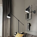 Ideal Lux Wall luminaire NEWTON AP1, E27, black