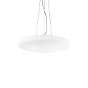 Pendant luminaire SMARTIES BIANCO SP3 D40, 3 flames, E27,  40cm, white