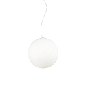 Luminaire  suspension MAPA BIANCO SP1 D40 E27 IP20, blanche 