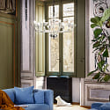 Ideal Lux Lampadario CASANOVA SP8 8-Lampadine E14 IP20, trasparente 
