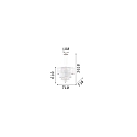 Ideal Lux Pendant luminaire OPERA SP6, 6 flames, E27, white