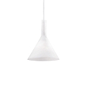 Pendant luminaire COCKTAIL SP1 SMALL, 1 flame, E14, white