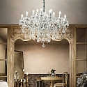 Chandelier FLORIAN SP18, 18 flames, E14, chrome