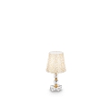 Table lamp QUEEN TL1 SMALL, E27, gold