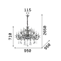 Lustre COLOSSAL SP15 15 flammes E14 IP20