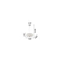 Ideal Lux Luminaire à suspension PASHA SP6 6 flammes E14 IP20, or