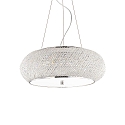 Luci a sospesione PASHA SP10 10-Lampadine E14 IP20, Cromo