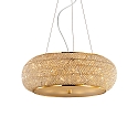 Luci a sospesione PASHA SP10 10-Lampadine E14 IP20, Oro