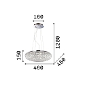 Luci a sospesione KING SP7 7-Lampadine G9 IP20